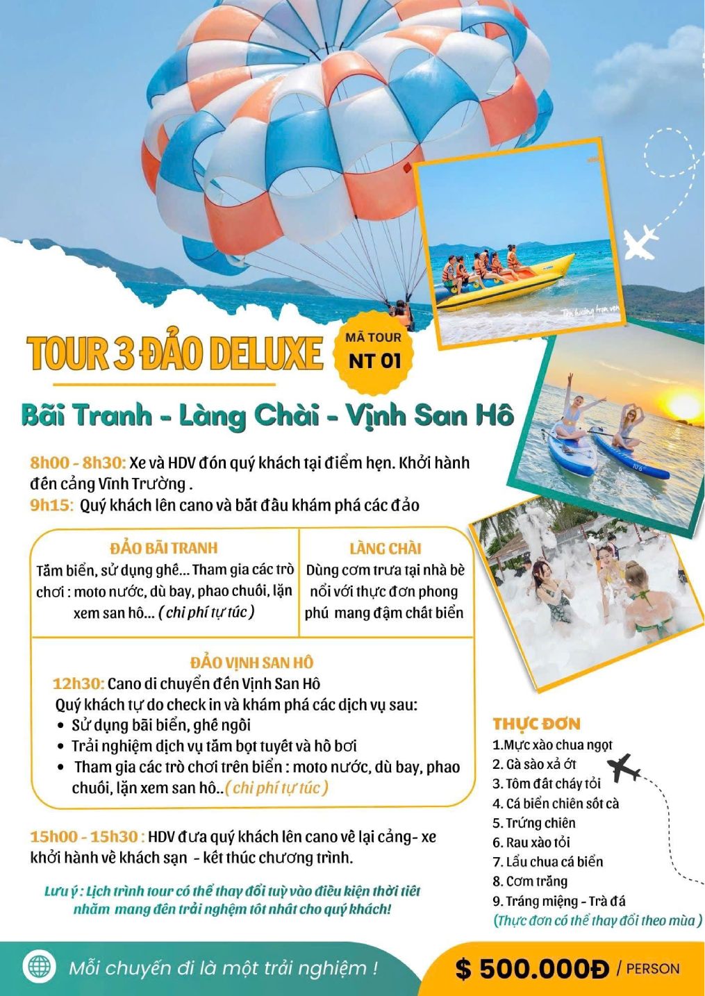 Tour 3 Đảo Deluxe NT 01